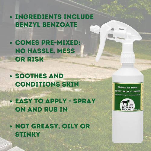 Biteback Sweet Relief Lotion 500 ml Spray
