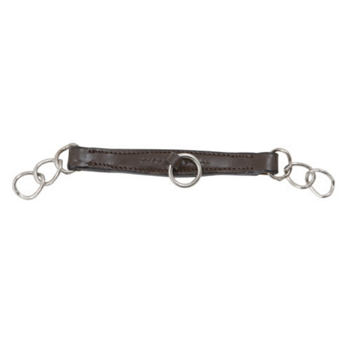 Shires Leather Curb Chain