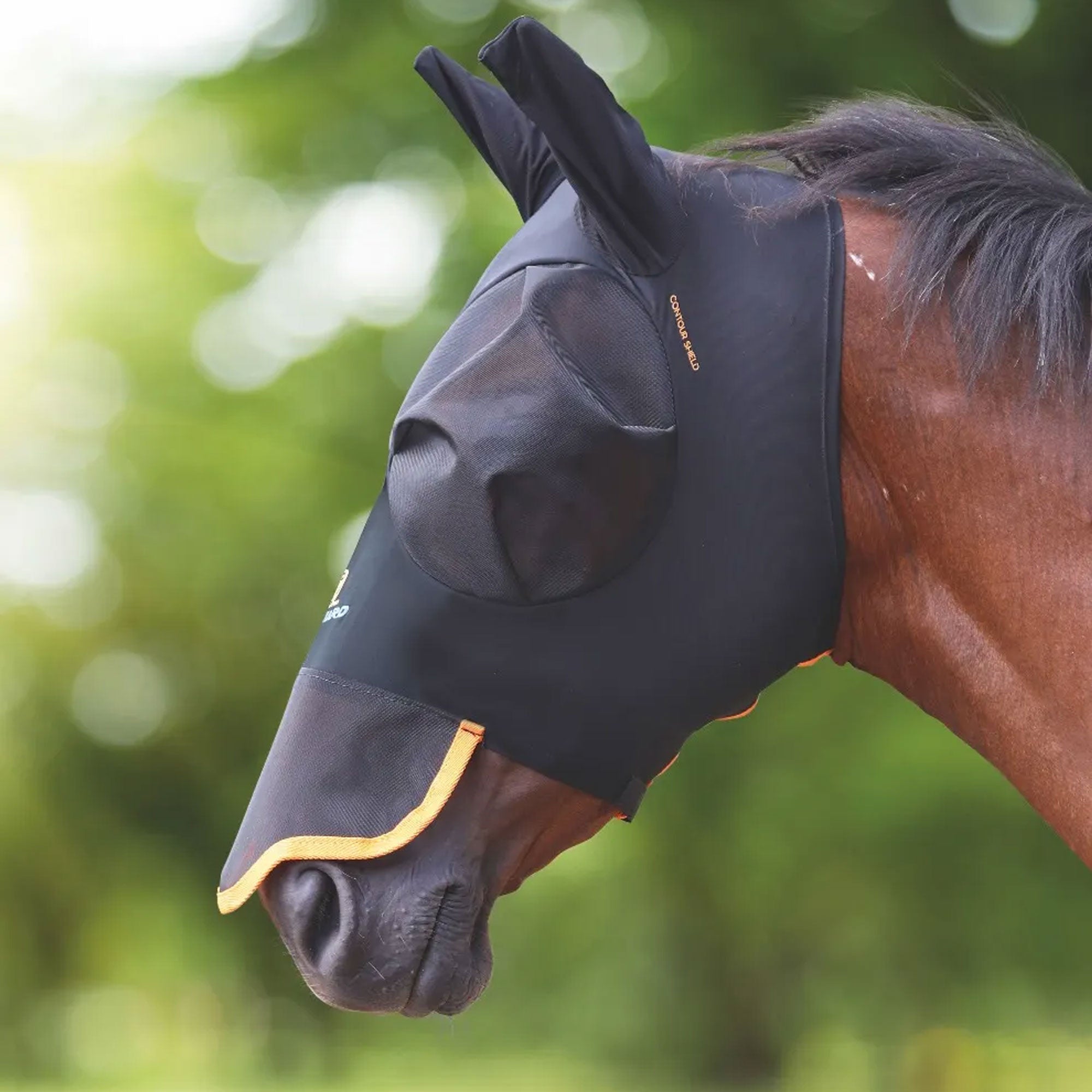Shires Stretch Fly Mask With Nose
