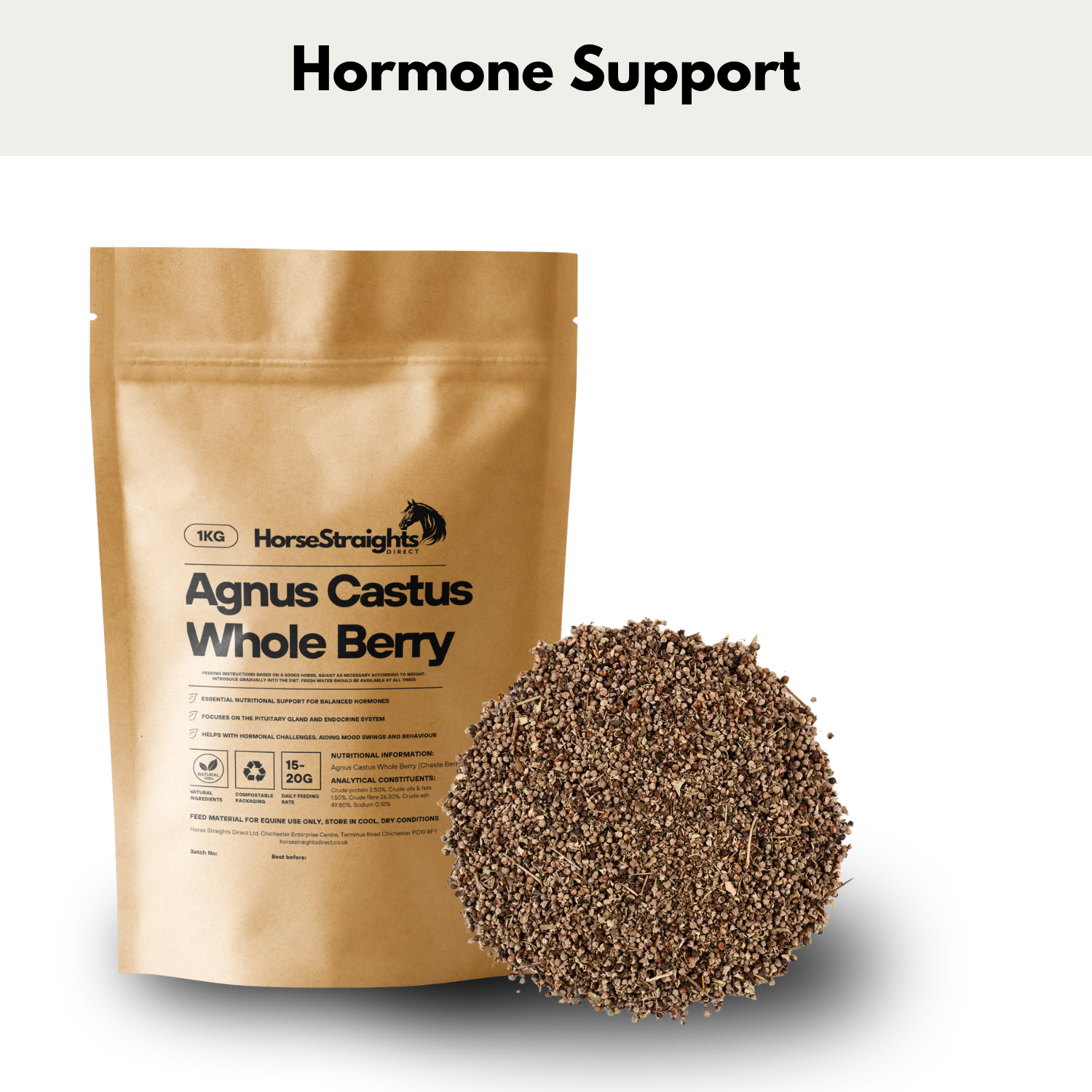 Horse Straights Direct Chia Seeds 1Kg