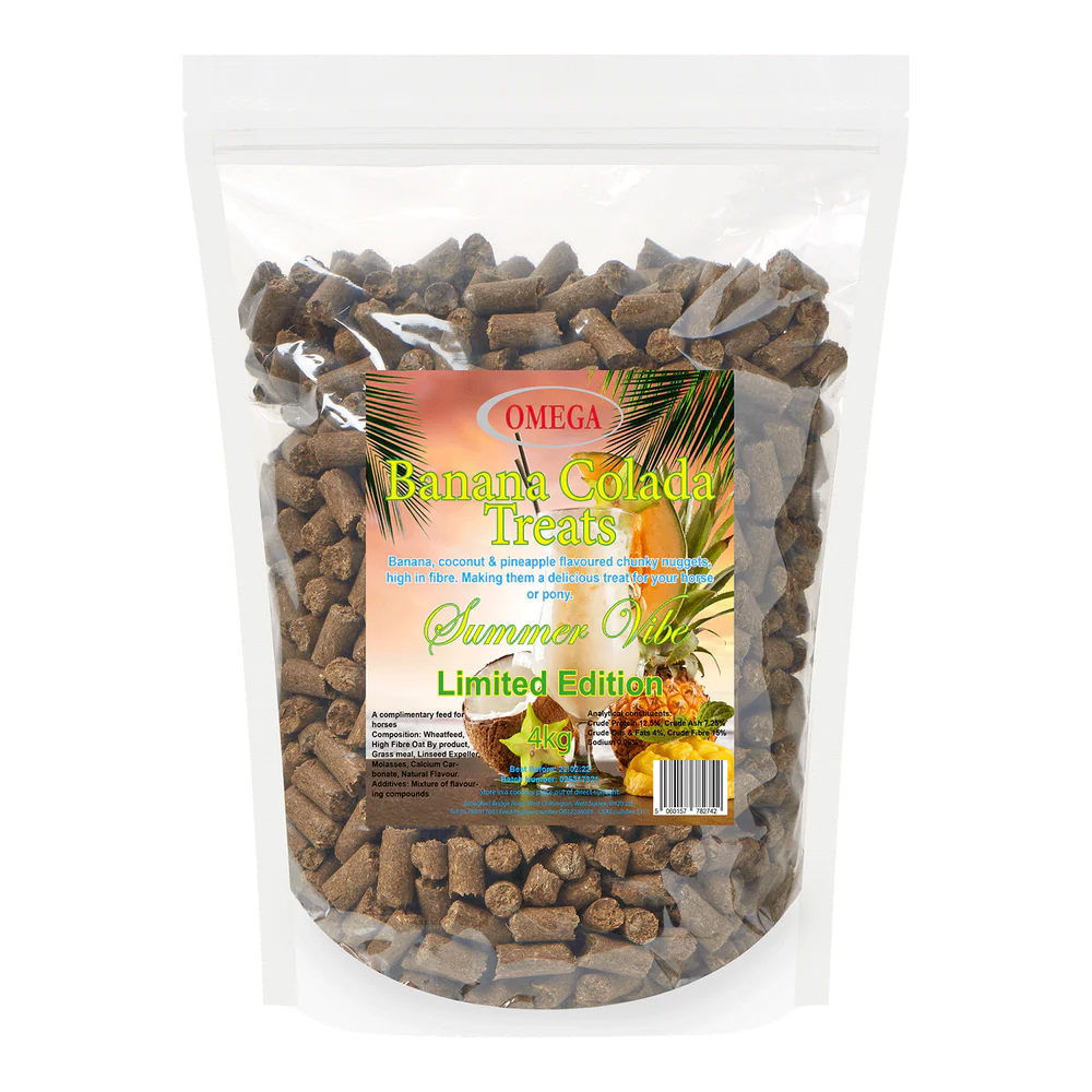 Omega Banana Colada Treats 4Kg