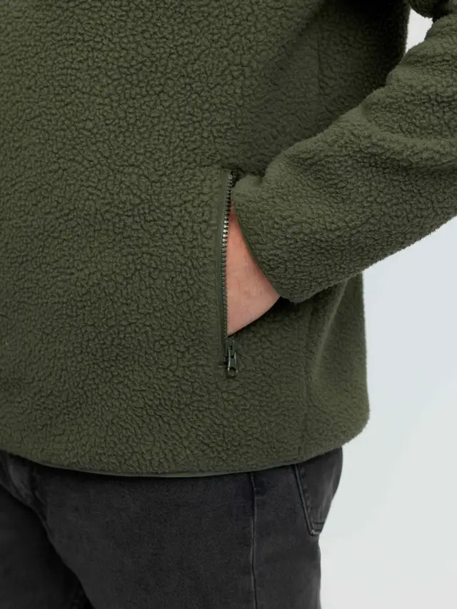 Lemieux Mens Borg Half Zip Sweat