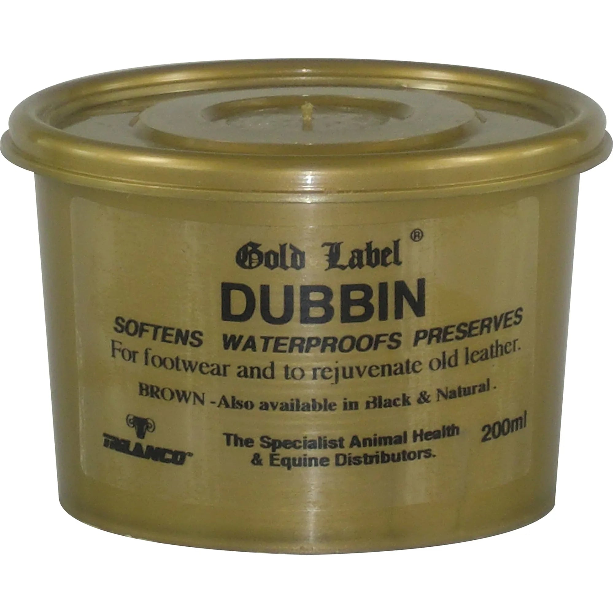 Gold Label Dubbin Brown 200 g