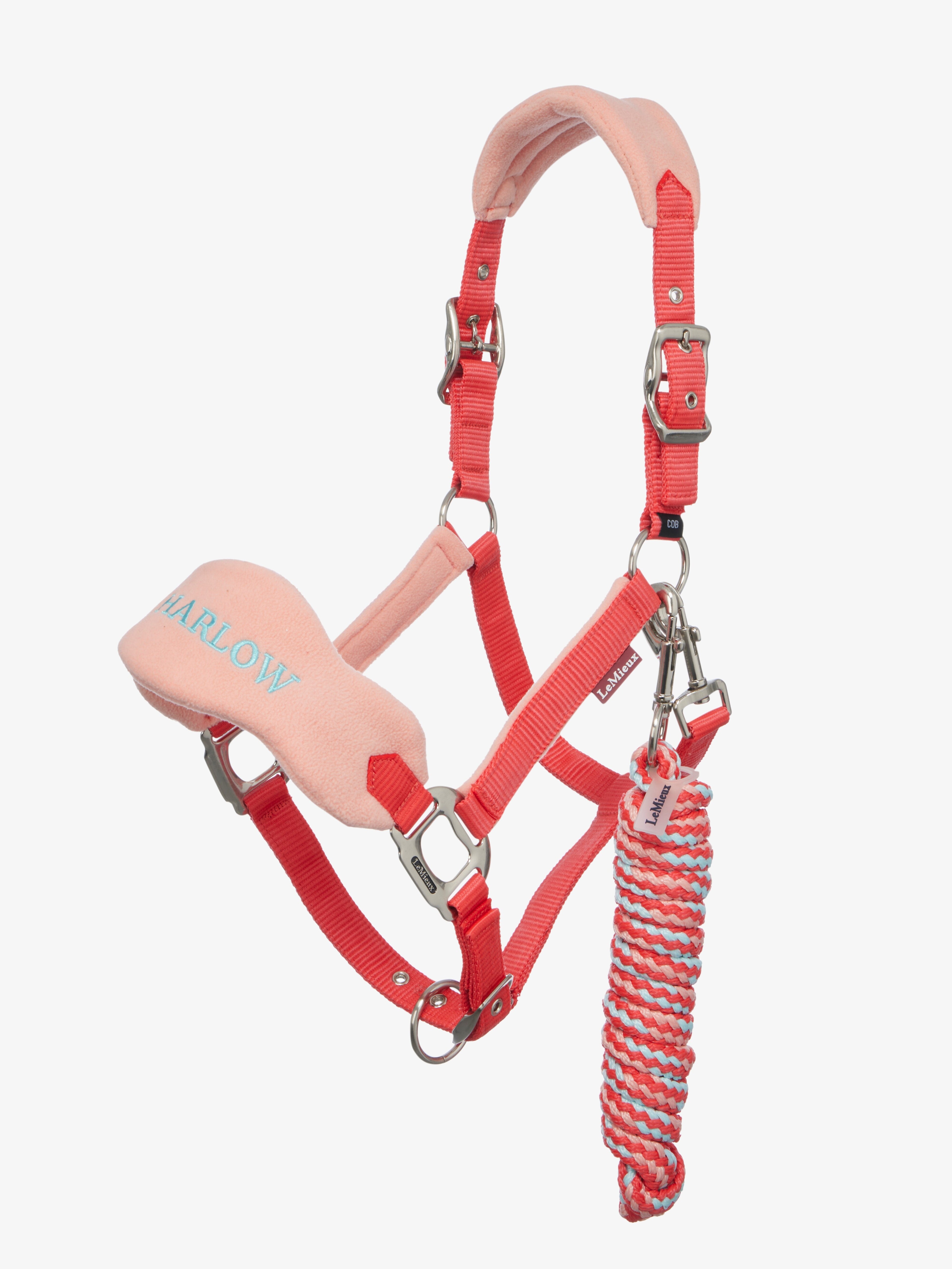 Lemieux Harlow Vogue Headcollar Coral Crush Xs