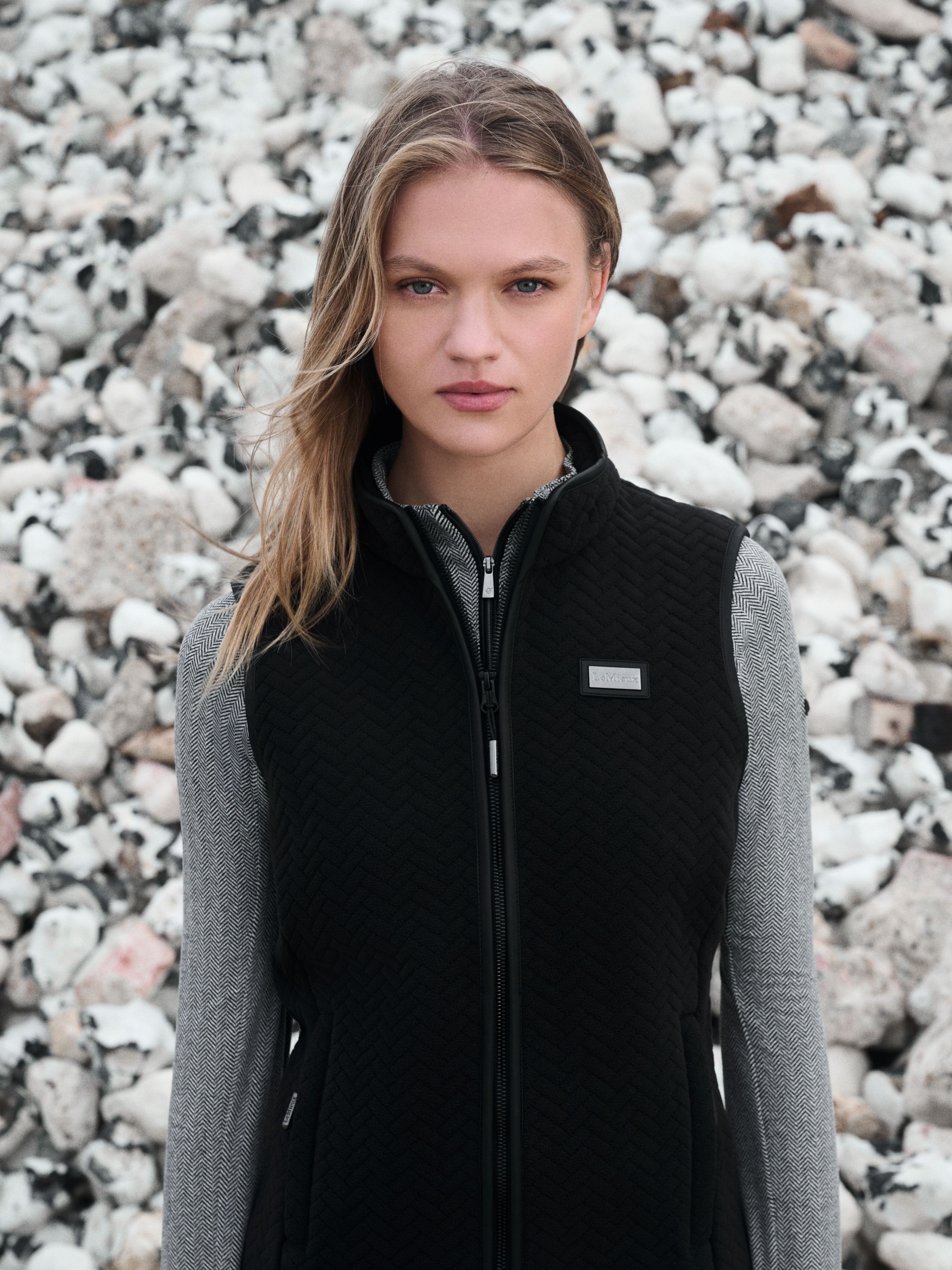 Lemieux Aspen Herringbone Fleece Gilet