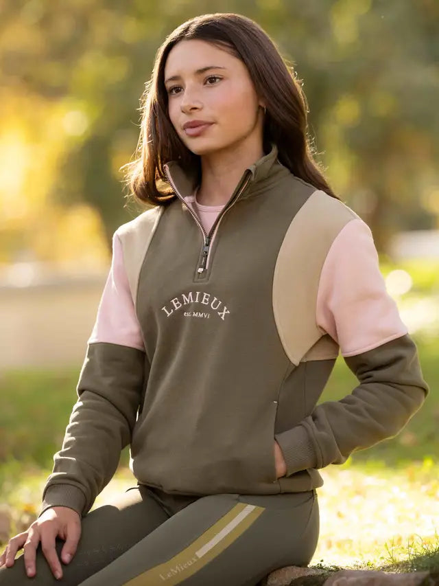 Lemieux Young Rider Viola Quarter Zip Sweat