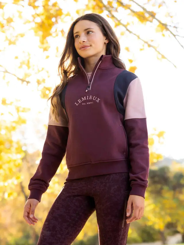 Lemieux Young Rider Viola Quarter Zip Sweat