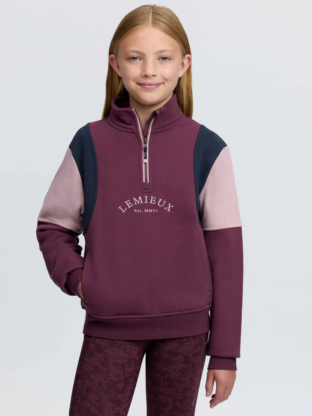 Lemieux Young Rider Viola Quarter Zip Sweat