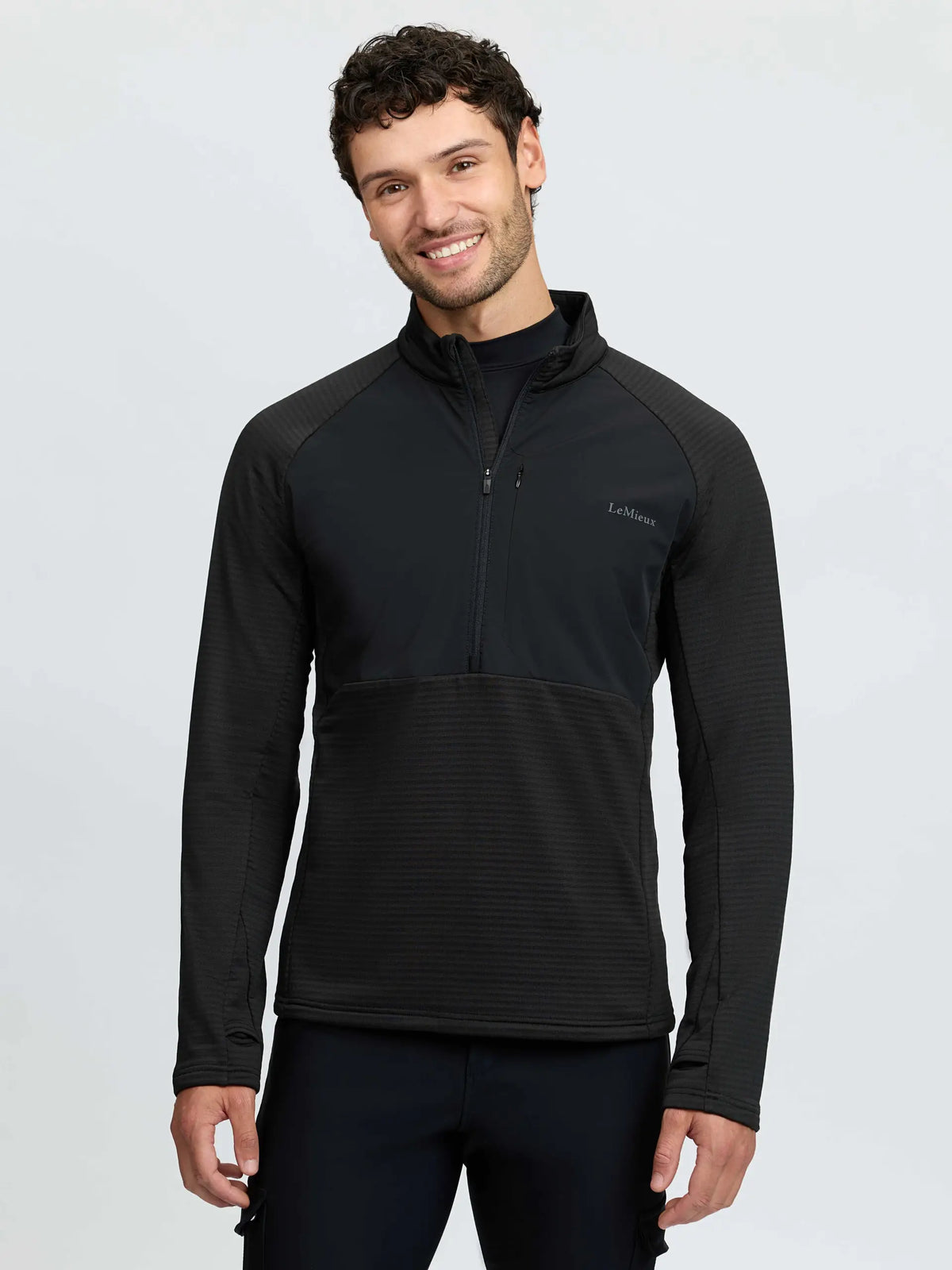 Lemieux Mens Quarter Zip Mid Layer