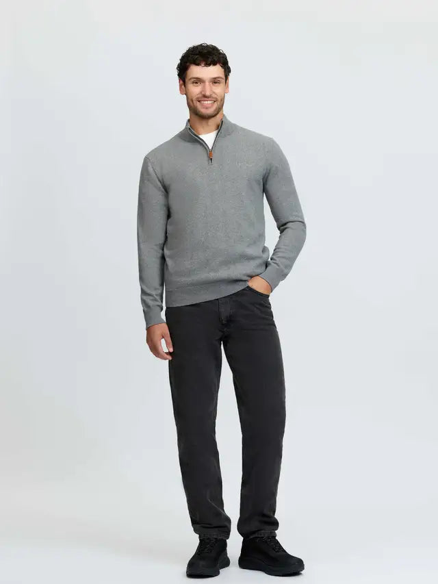 Lemieux Mens Quarter Zip Knit