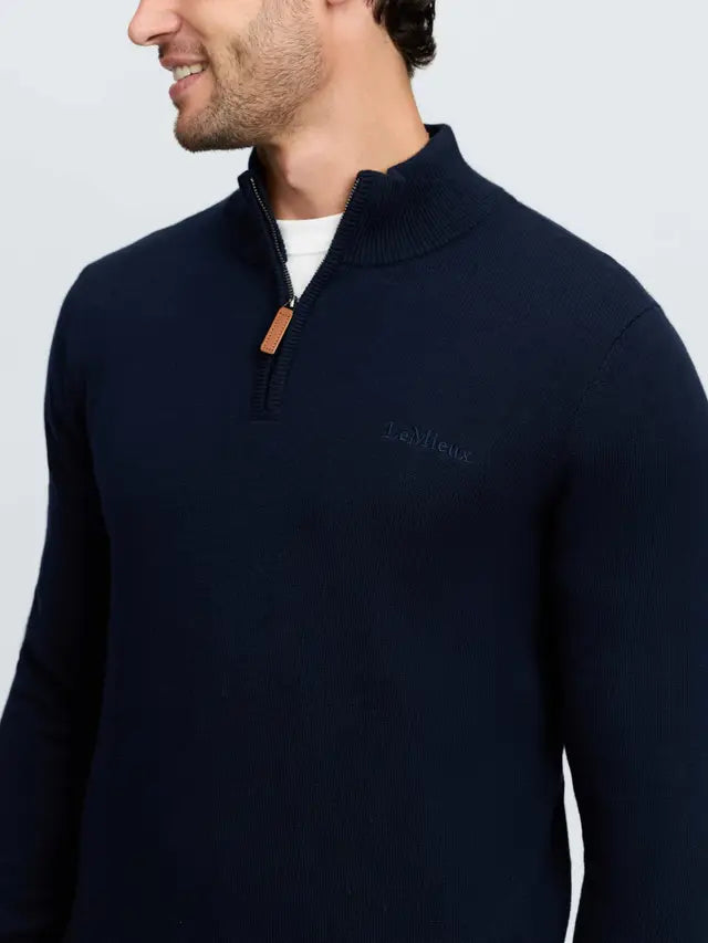 Lemieux Mens Quarter Zip Knit