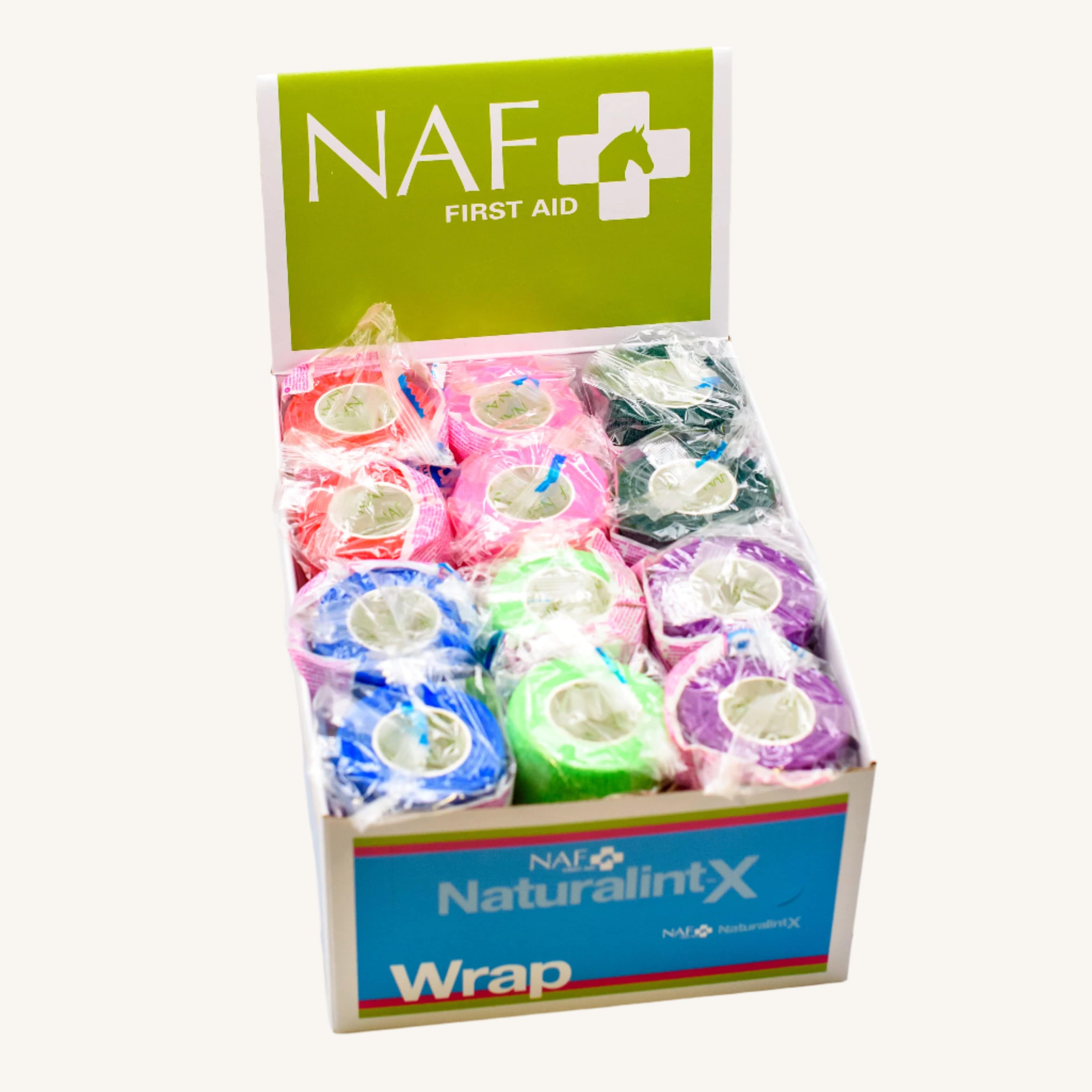 Naf Naturalintx Wraps Assorted Colours (12 Pack)