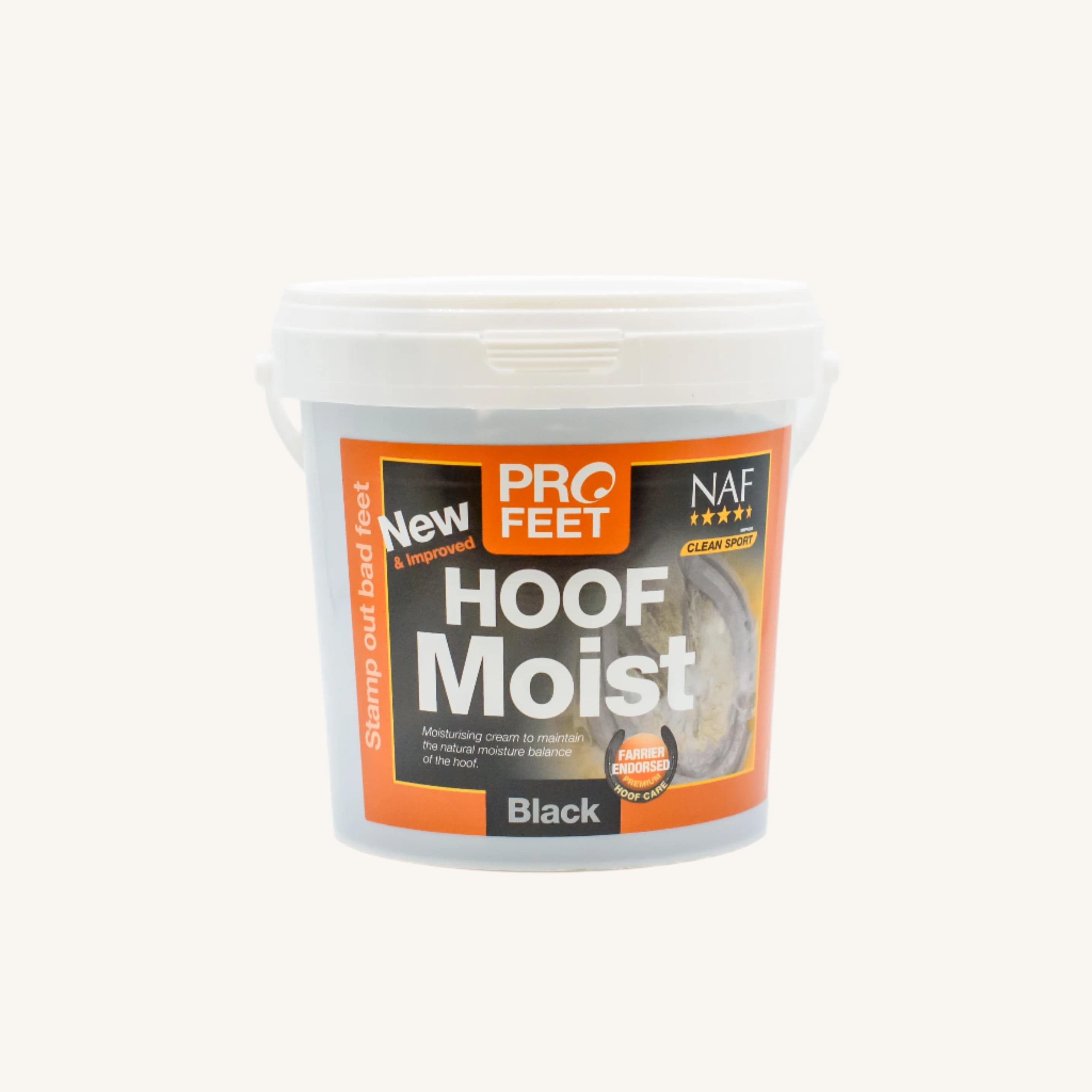 Naf Pro Feet Hoof Moist Cream Black 900 g