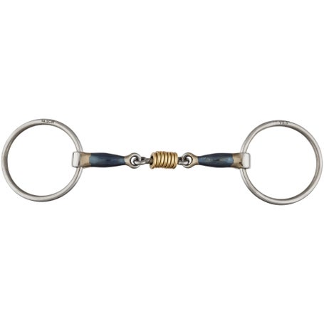 Shires Blue Sweet Iron Loose Ring With Roller Link