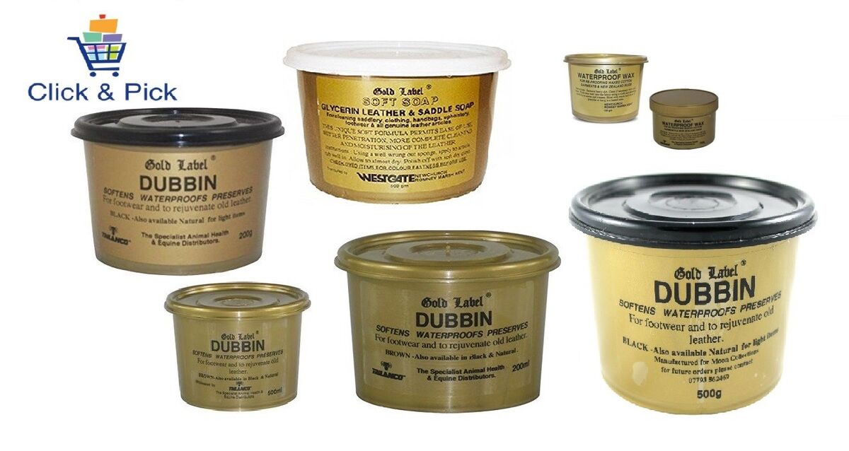 Gold Label Dubbin Black 200 g