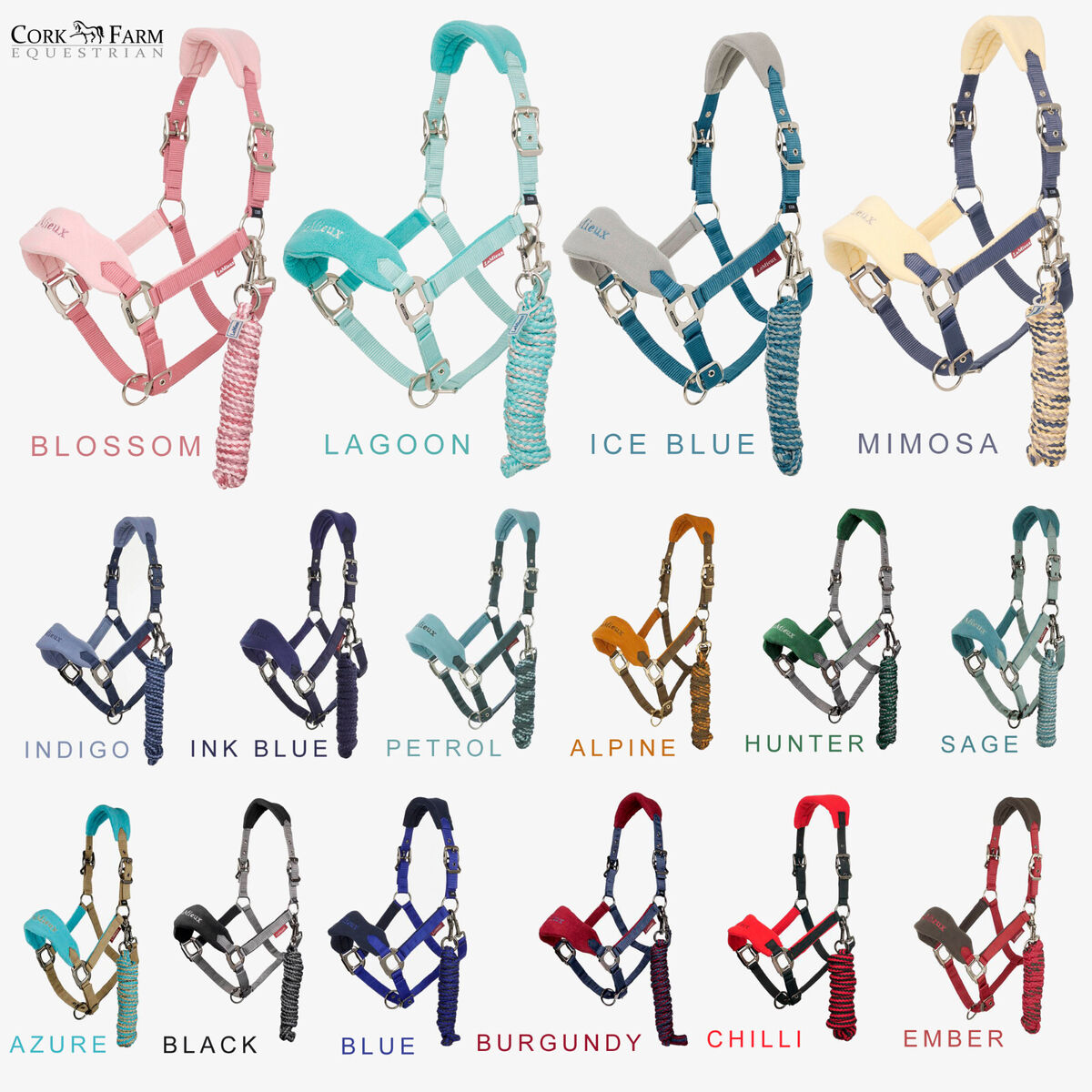LeMieux Vogue Fleece Headcollar & Leadrope