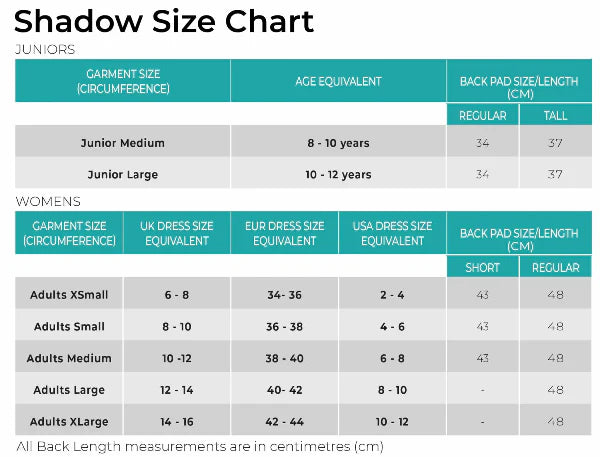 Airowear Shadow Adults Back Protector