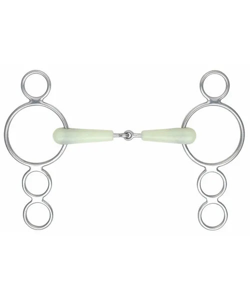 Equikind Jointed 3 Ring Gag