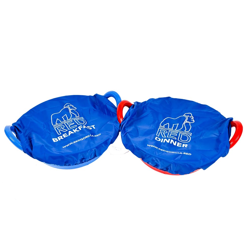 Red Gorilla Tubcover Breakfast & Dinner Set