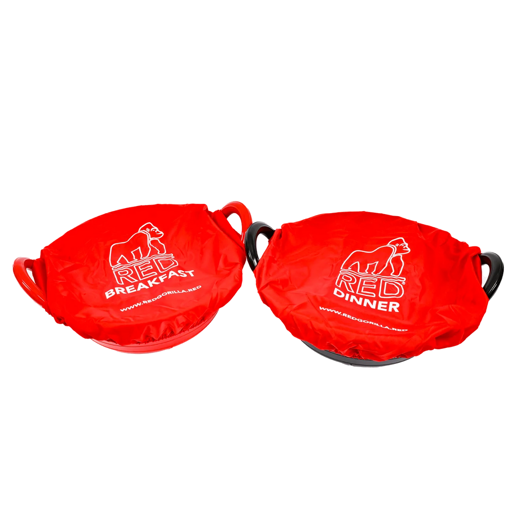 Red Gorilla Tubcover Breakfast & Dinner Set