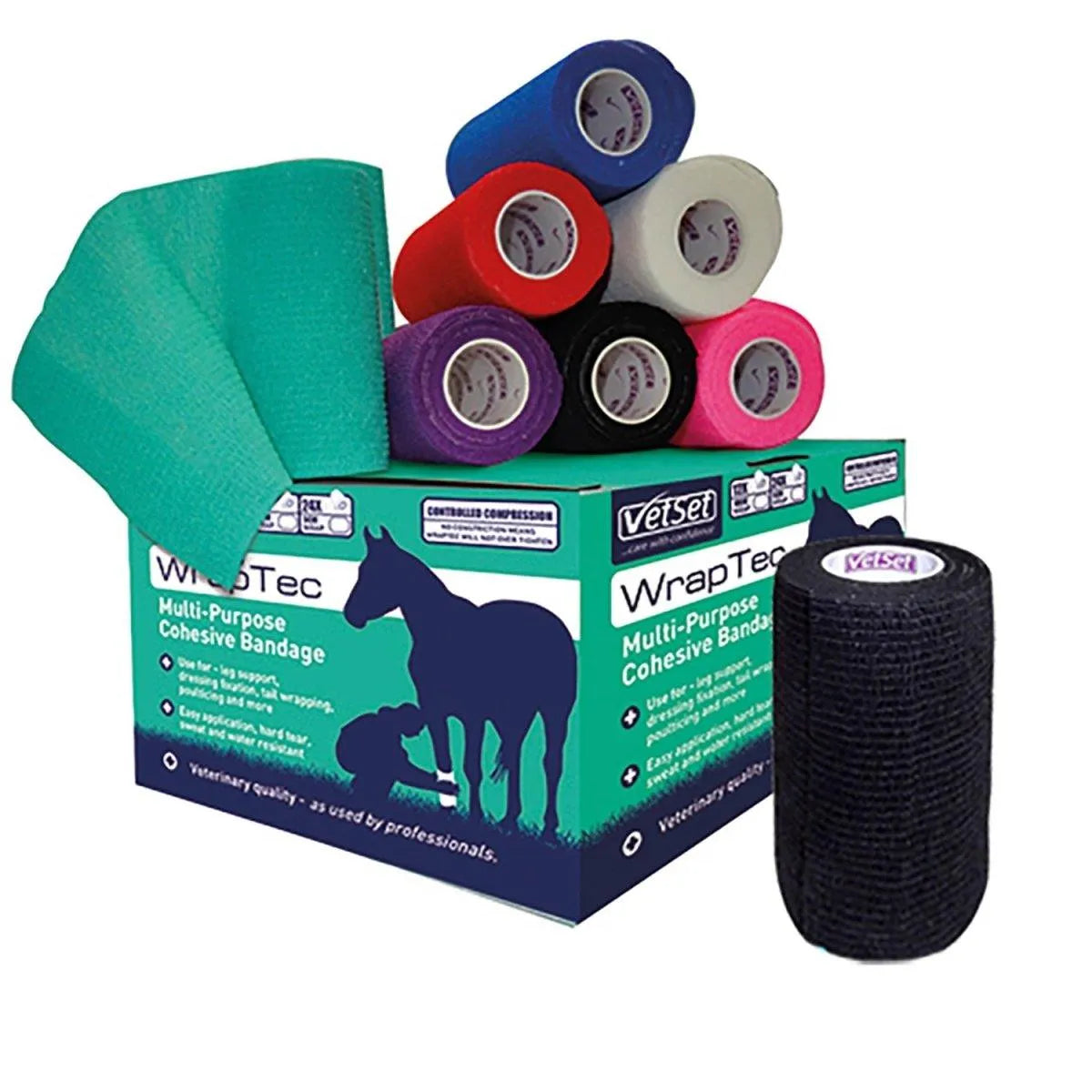 Vetset Wraptec Cohesive Bandage 100 mm