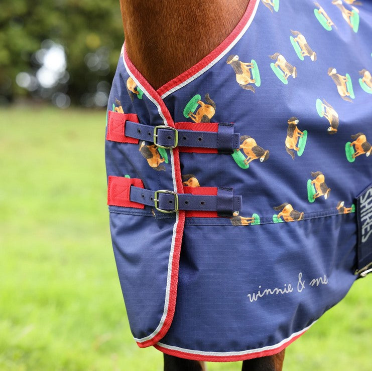 Winnie & Me Lite Turnout Rug Navy